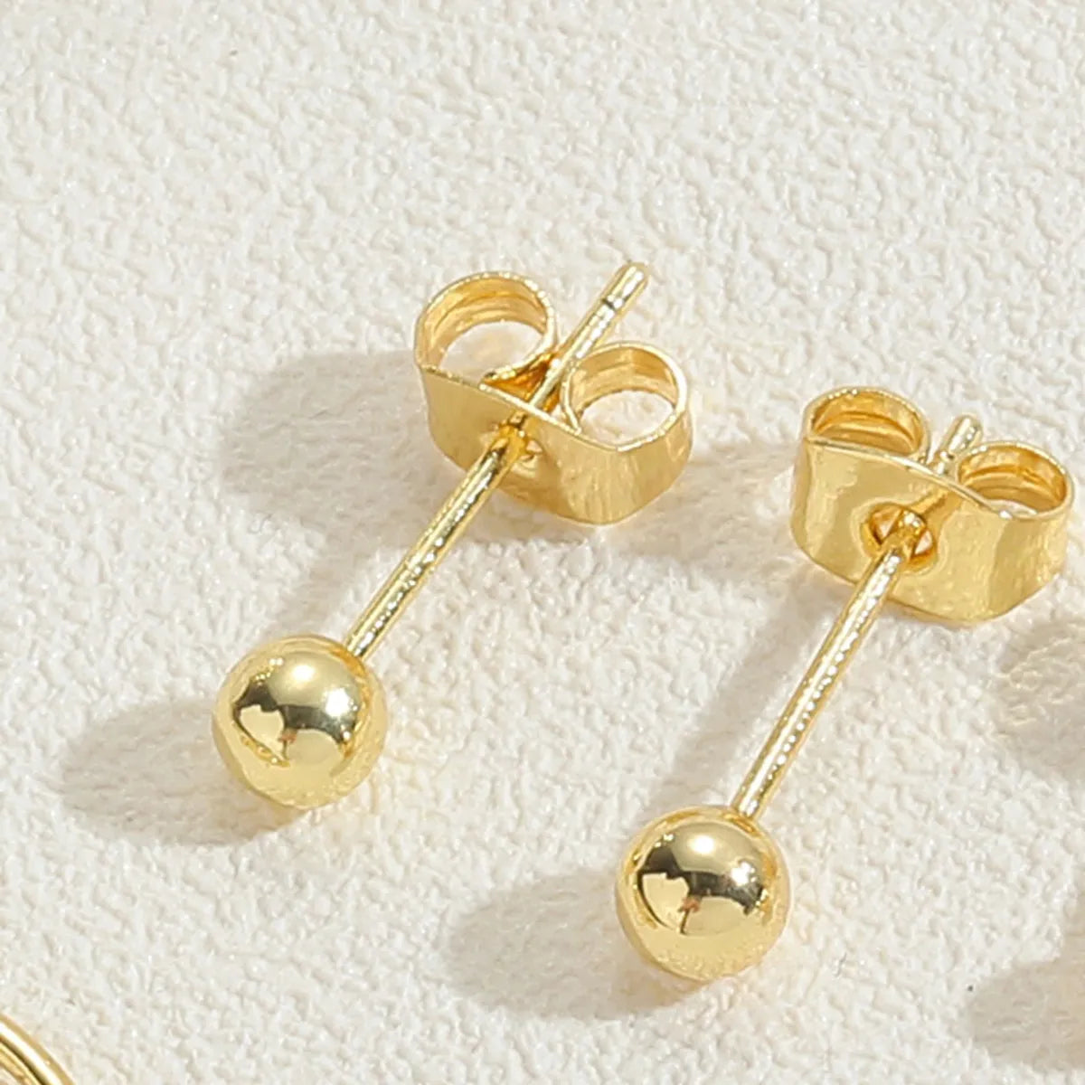 3mm Ball Stud Earrings