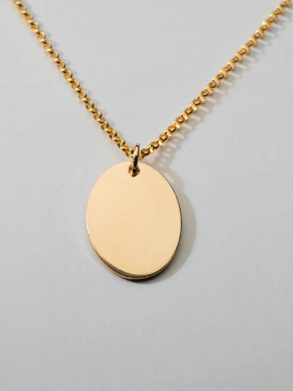 Trendy Layered Necklace-Oval Necklace