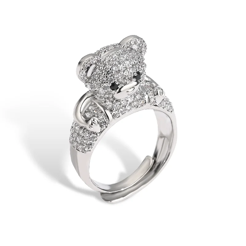 White Gold Color Bear