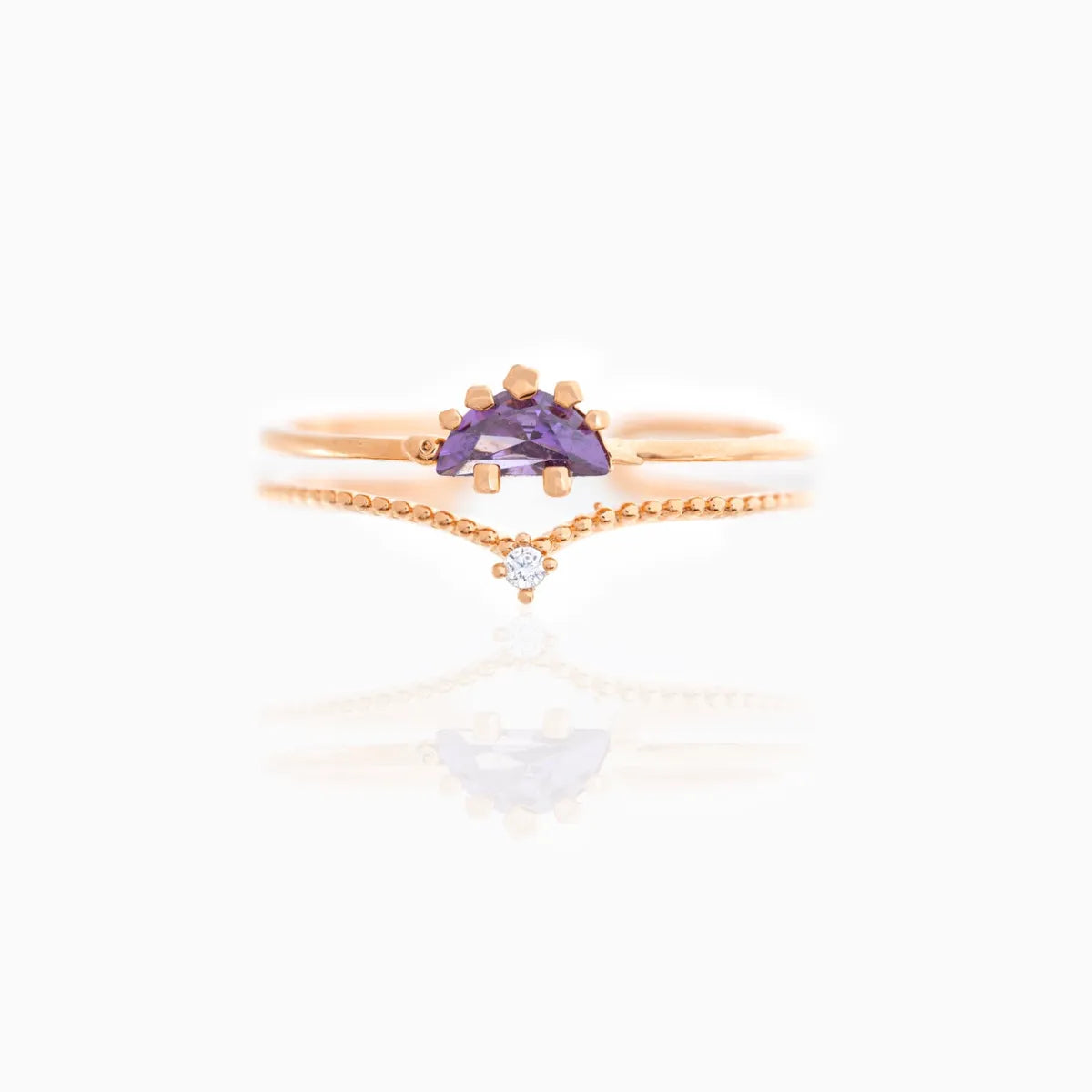 Purple Style Rose Gold