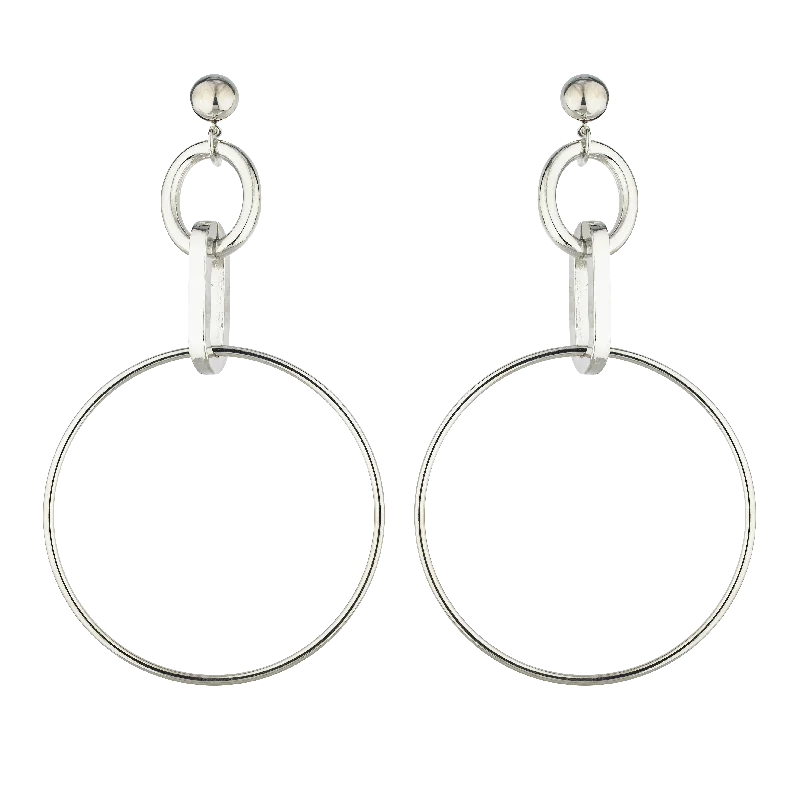 Unique Hoop Earrings-STONE GAS AND HONEY EARRINGS