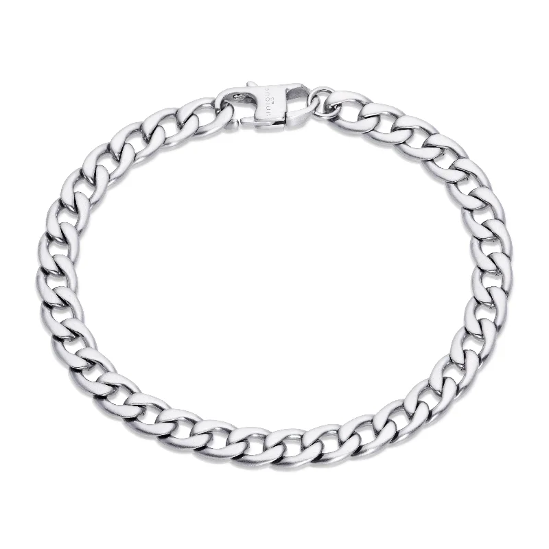 Elegant Gold Chain Bracelet-Unique & Co Matte Stainless Steel Chain Bracelet