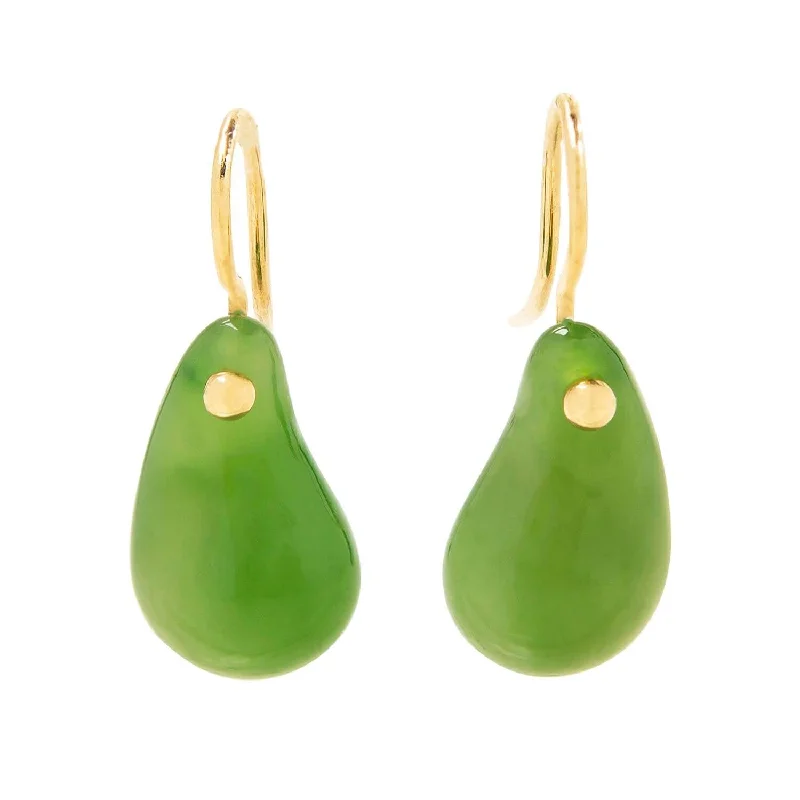 Elegant Gemstone Earrings-TIFFANY & CO.  ELSA PERETTI 18K Bean Earrings