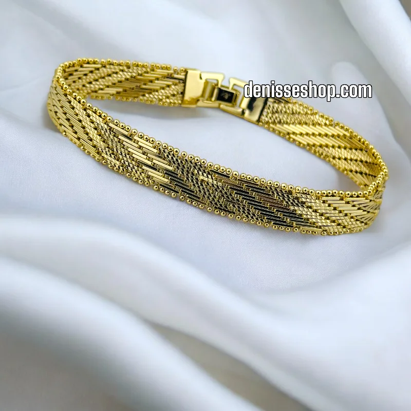 Adjustable Diamond Bracelet-14K /WOMAN GOLD BRACELET BR603