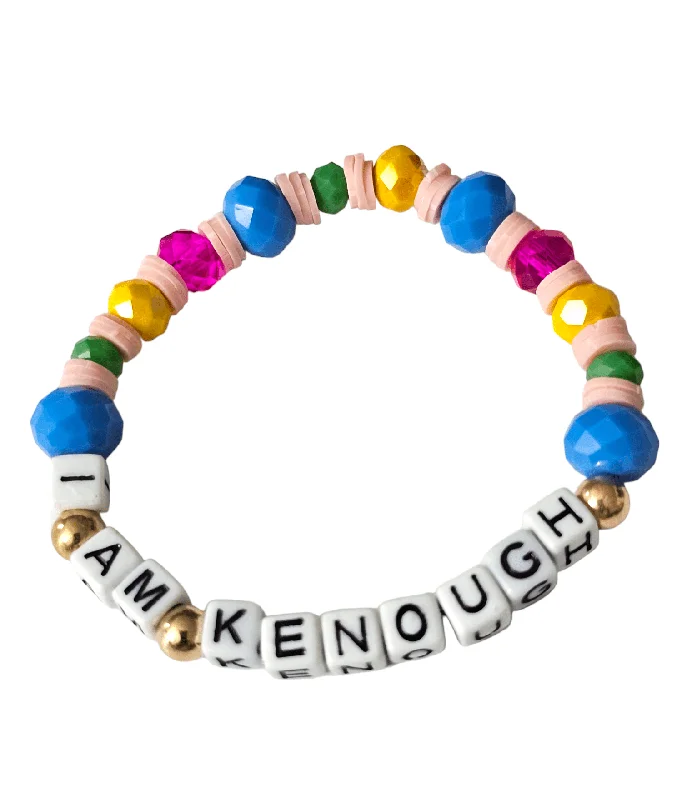 Chunky Gemstone Bracelet-I Am Kenough Bracelet