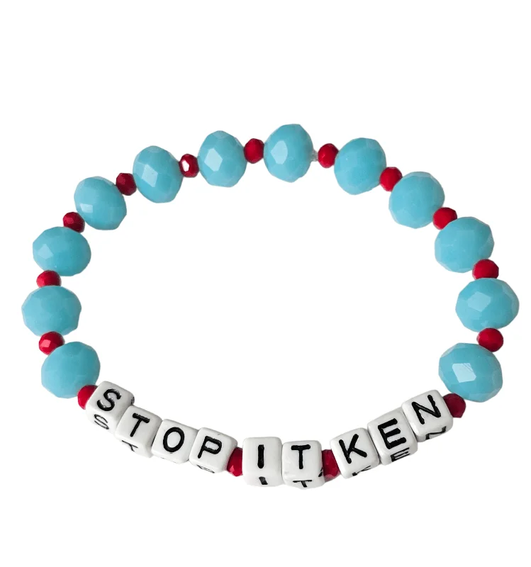 Unique Beaded Bracelet-Stop it, Ken Bracelet