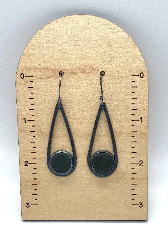 Classic Stud Earrings-Rock Teardrop Earrings