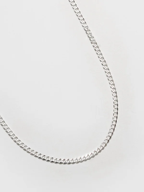 Sparkling Heart Necklace-Liam Necklace in Sterling Silver