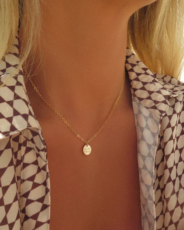 Gold Infinity Necklace-Love Forever Coin Necklace