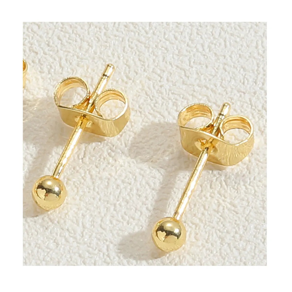 4mm Ball Stud Earrings