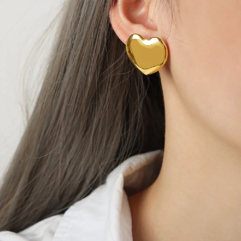 Large Gold Earrings