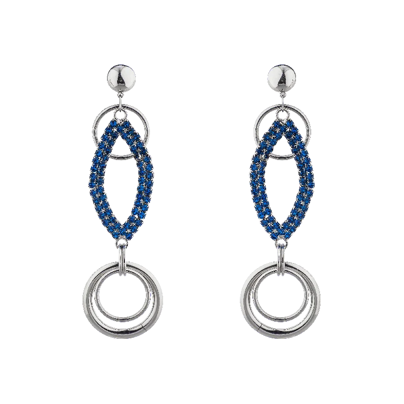 Modern Drop Earrings-MESMERIZING GAZE EARRINGS