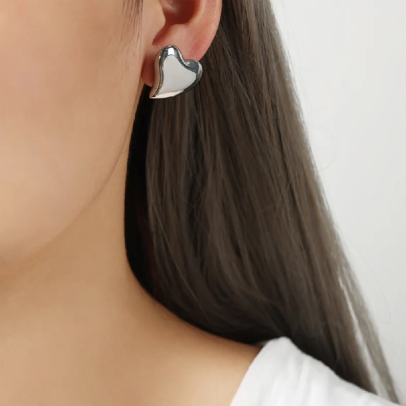 Small Steel Earrings