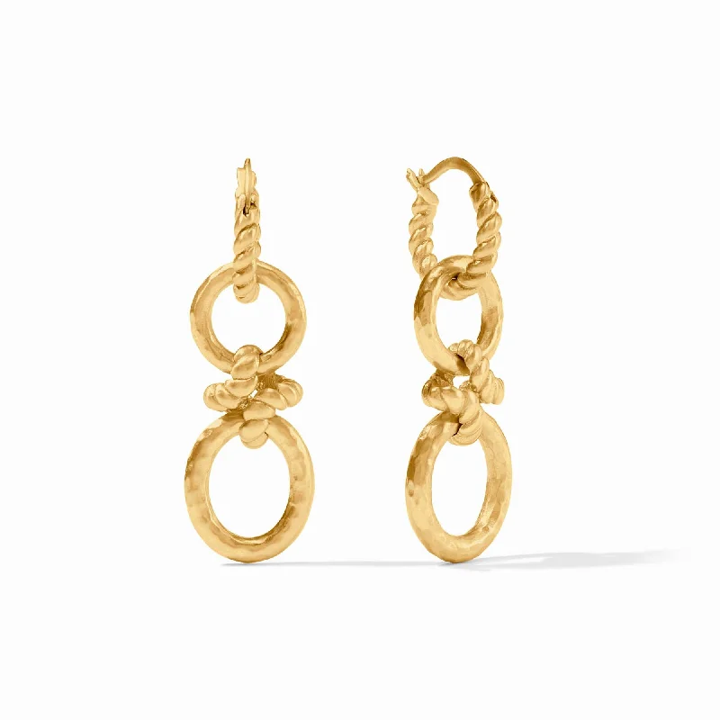 Fancy Drop Earrings-Nassau 2-in-1 Earring