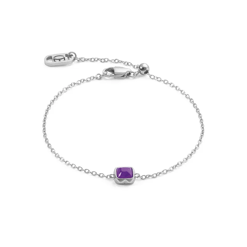 Pearl Cuff Bracelet-Coeur De Lion February Birthstone Sugilite Bracelet