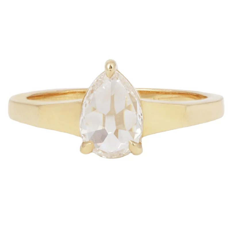 Glacier Pear Diamond Ring