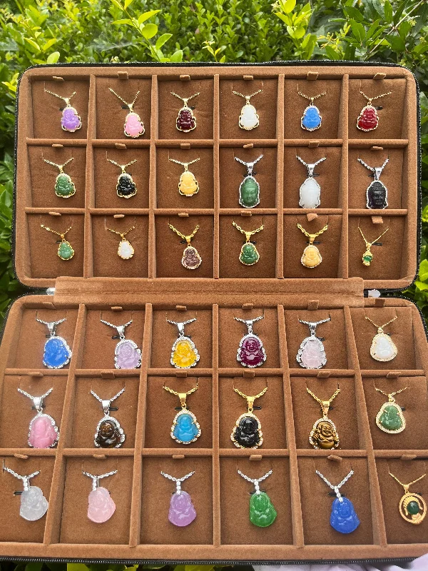 Long Diamond Necklace-Buddha Necklaces