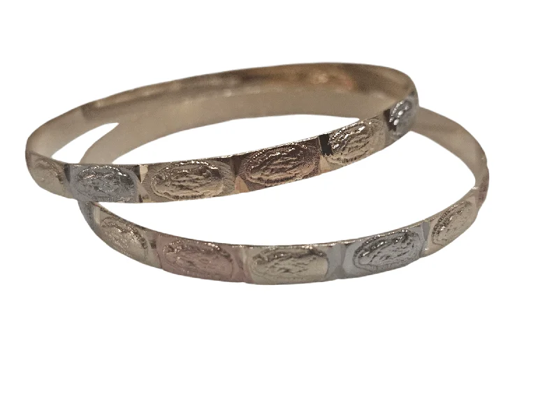 Rose Gold Bangle Bracelet-Virgen Bangle Bracelets