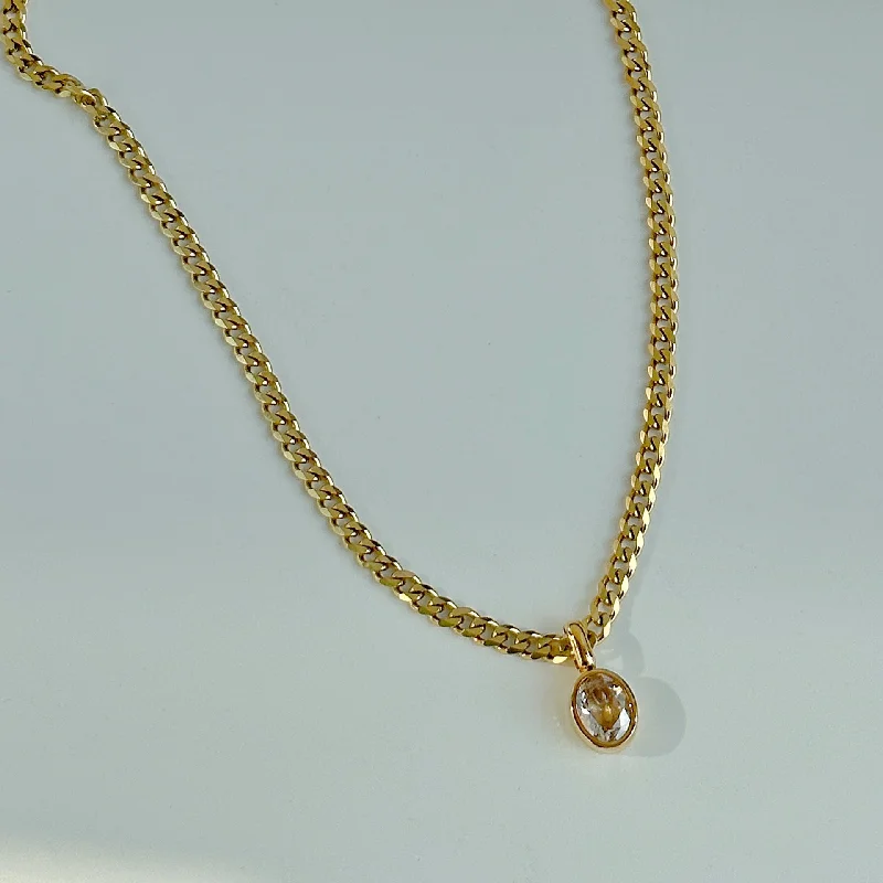 Layered Gold Chain Necklace-JENNA ~ NECKLACE