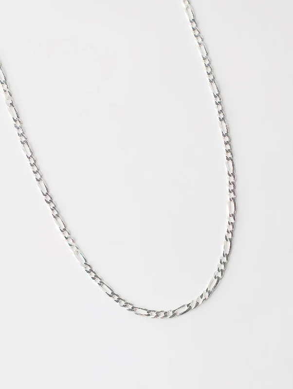 Simple Silver Bar Necklace-Billie Necklace in Sterling Silver