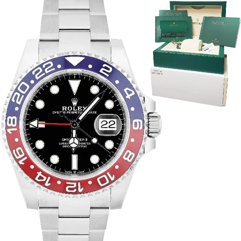 Smartwatch with Step Tracker for Women-NEW FEB. 2022 Rolex GMT-Master II Ceramic PEPSI OYSTER BRACELET 40mm 126710 BLRO