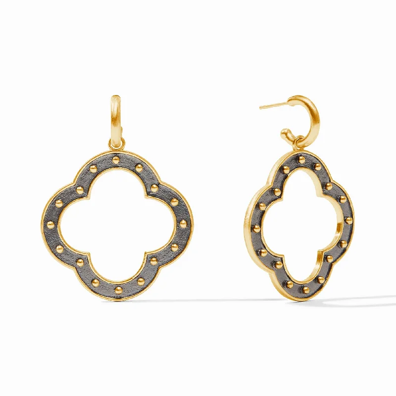 Casual Earrings-SoHo Statement Hoop & Charm Earring