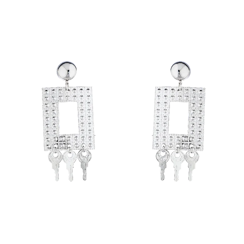 Swarovski Crystal Earrings-PENTHOUSE KEYS EARRINGS