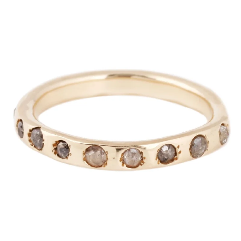 Brown Diamond Eternity Band